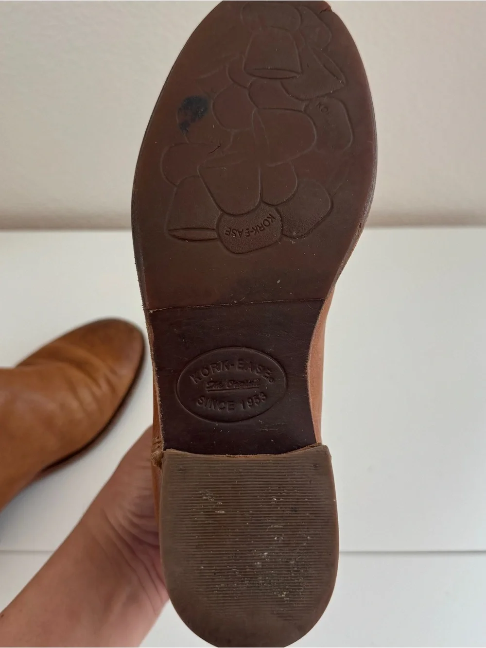 Kork-Ease Mindo Ankle Boots Cognac Brown Size 7